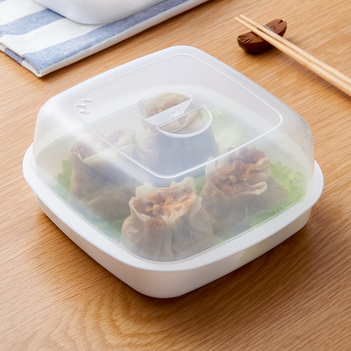 日本进口微波炉专用蒸笼家用微波炉蒸盒厨房加热馒头包子器皿蒸碗 - 图1