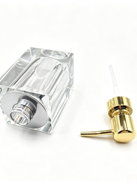 创意水晶玻璃洗手液瓶按压皂液器家用乳液瓶沐浴液瓶现货