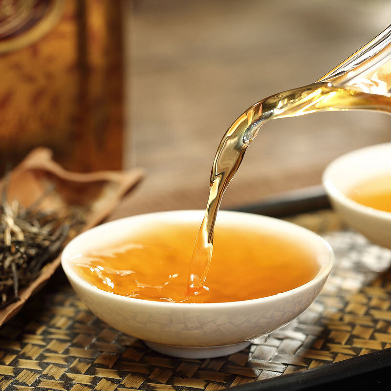 七彩云南红茶 特级滇红金针红茶蜜香茶叶月光金枝 便携袋装60g