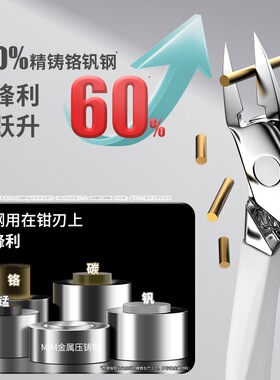 甲沟专用剪刀斜口尖嘴指甲钳