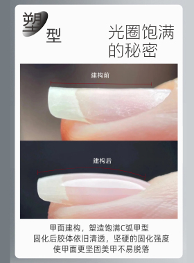 超硬冰透延长建构凝胶
