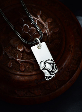 银饰品珠宝项坠足银挂件纯银情侣