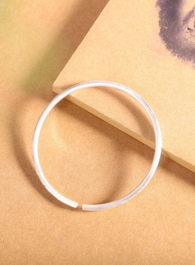 民族风女999足银新颖手镯寓意好