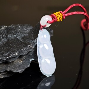 【孤品】七彩云南缅甸翡翠如意翡翠挂件吊坠玉石挂件配饰送女友