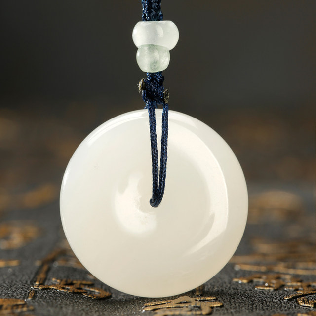 Colorful Yunnan Hotan Jade White Jade Pendant Nephrite Jade
