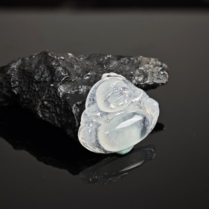 【孤品】七彩云南翡翠佛公糯种大肚弥勒佛公吊坠挂件吊坠玉佩玉坠