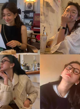 高级感仿珍珠耳钉女小众设计感耳环气质耳扣2025年新款潮耳饰爆款