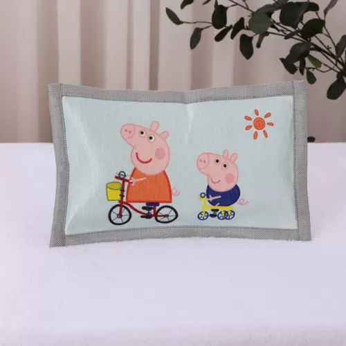 Мультяшная подушка, дышащий комфортный шелковый экологичный ободок для сна