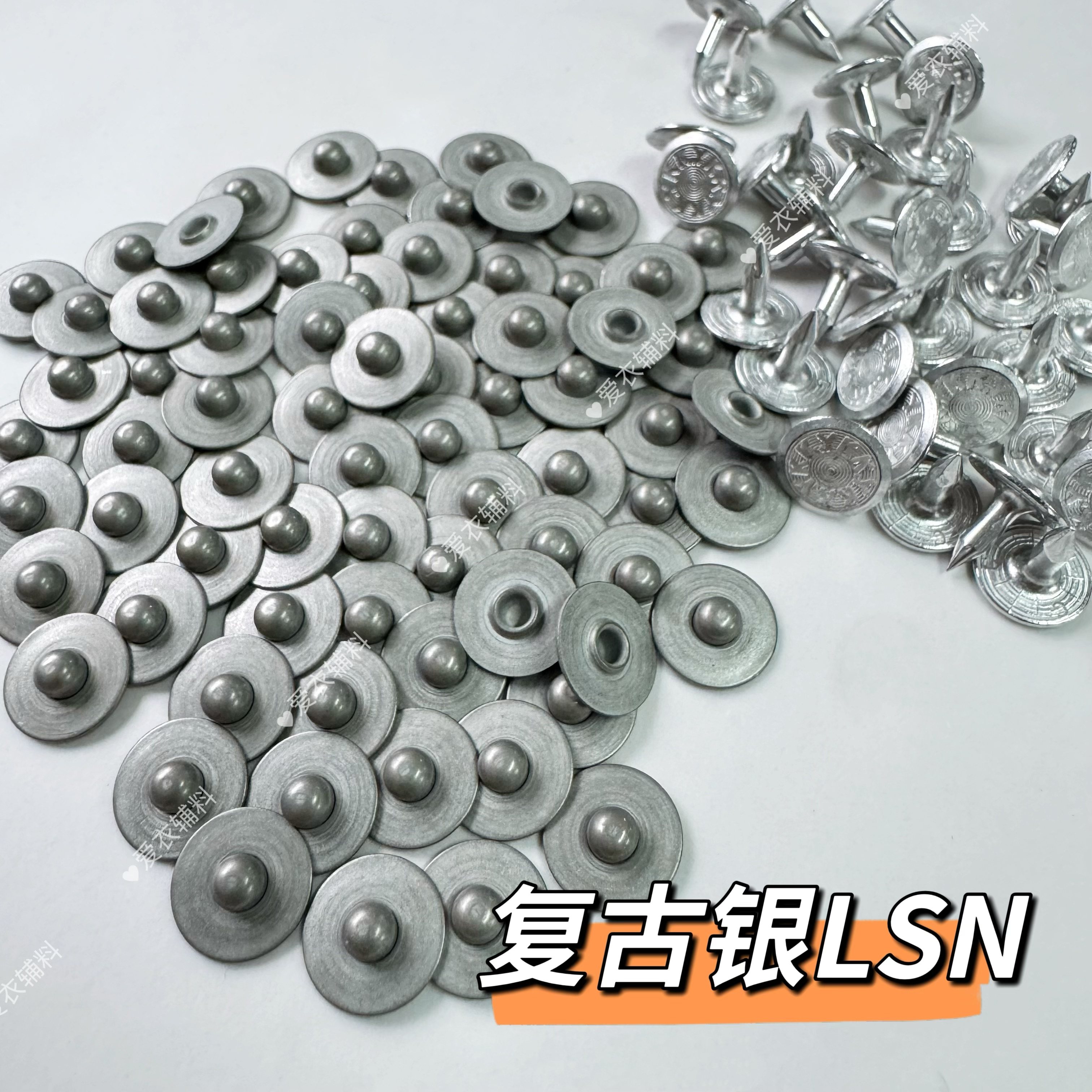 10色现货日本YKK光板草撞钉9.5MM草帽铆钉固定扣满包邮多色新双12,淘宝优惠券,粉丝福利购,淘宝优惠卷