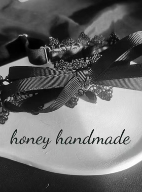 腿带黑色蕾丝蝴蝶结可调节暗黑少女原创萝莉腿环夏天拍照松紧腿饰