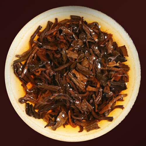 景迈安胆2019凤凰古树熟茶特级特产普洱茶手工纯料七子饼熟茶357g - 图2