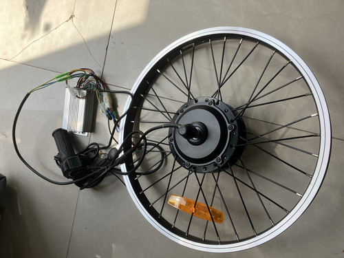 锂电车无刷电机前轮电机 20寸滑行无刷电机 休闲车电机马达 - 图0