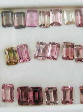 彩色宝石全净耳钉胸针项坠戒指