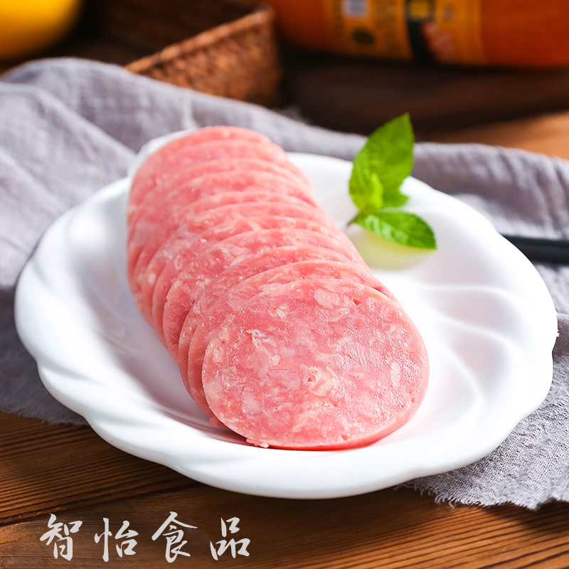 龙湾纯肉肠大肉墩490g*3下饭火锅肠包装纯肉香肠火腿零食干货免邮