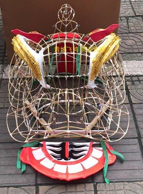 醒狮南狮舞狮狮头训练框架