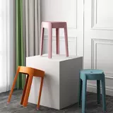 Северный модный круглый стул Пластиковый сгущенный для взрослых табурет может сложить столовую скамейку Скальнид