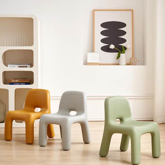 Children's study table and chair table small bench