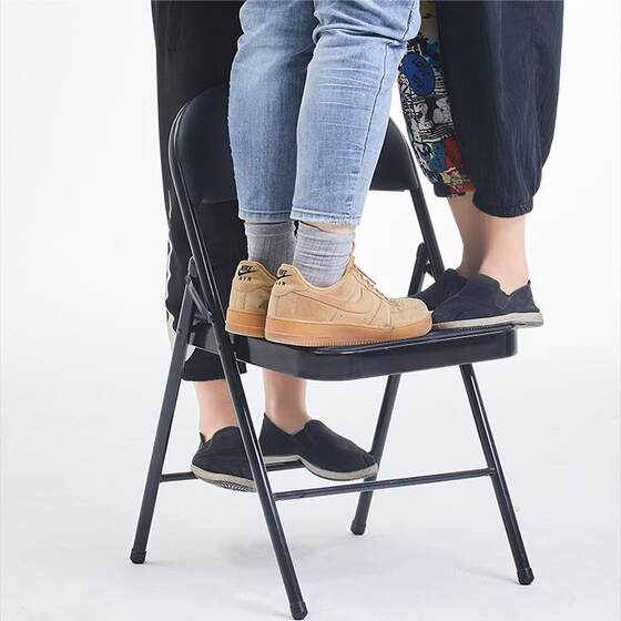 Simple stool back chair household folding chair