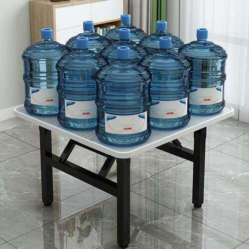 折叠矮桌方圆桌餐桌出租屋宿舍饭桌小地桌简易摆摊桌户外长方桌子 - 图3