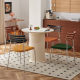 Medieval style dining chair home back chair designer retro cafe solid wood chair dining table chair soft package single chair