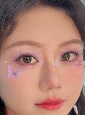 哈妮公主小仙女眼妆写真创意舞台