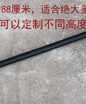 现代正宗黑檀木圆头拐杖