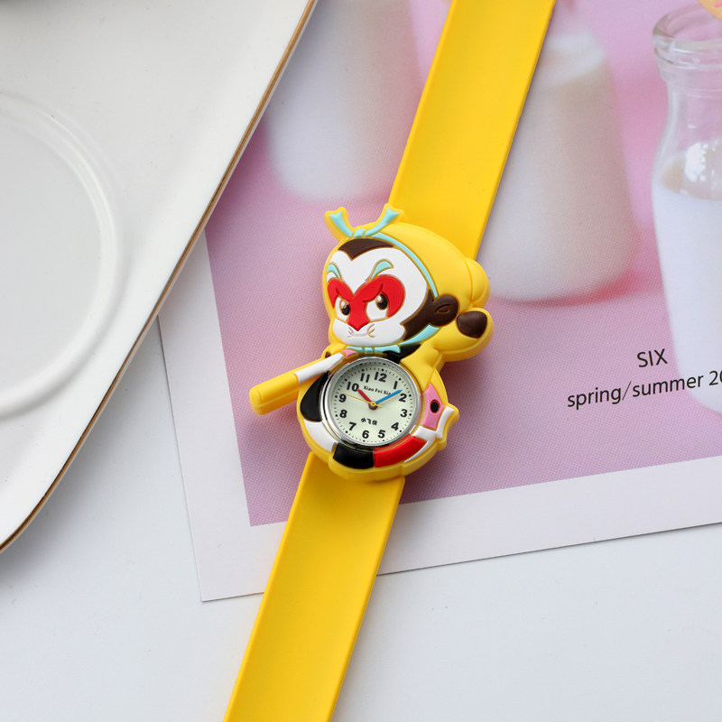 夜光孙悟空拍拍表卡通儿童手表卷尺可爱学生男孩女孩啪啪圈防水,淘宝优惠券,粉丝福利购,淘宝优惠卷