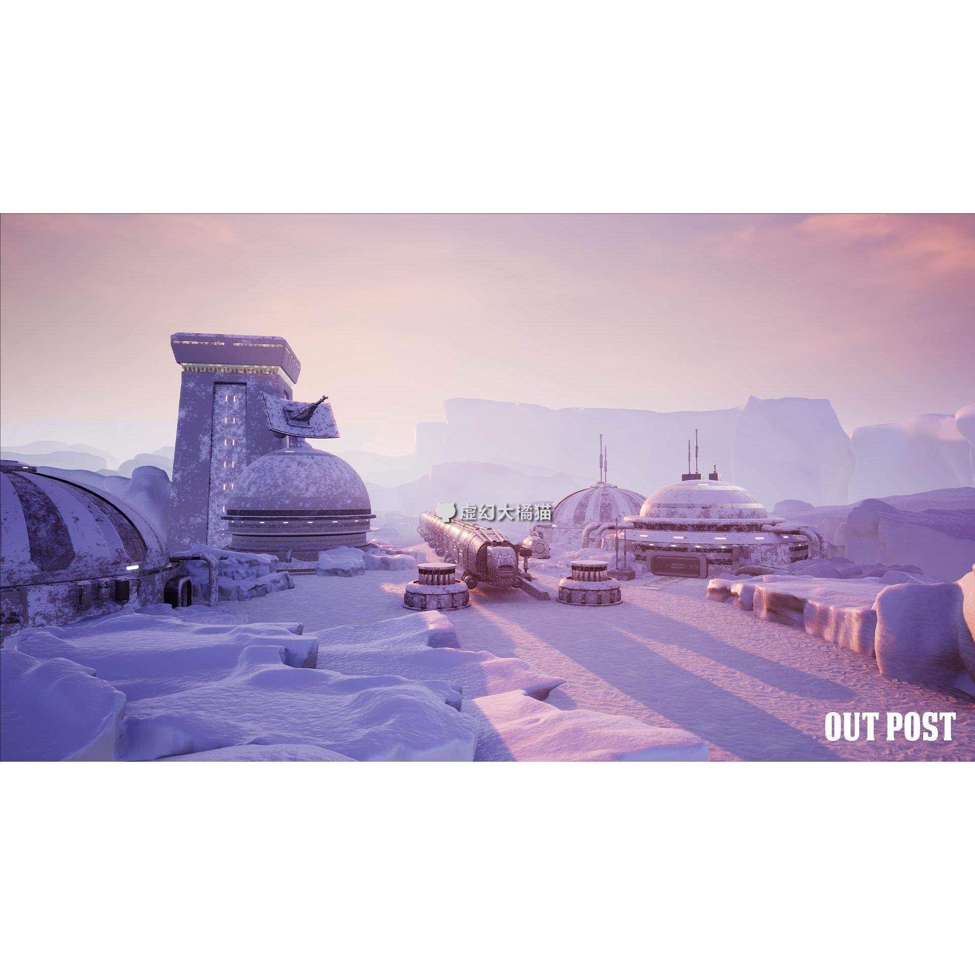 UE4UE5 Sci-Fi Snow station modular Pack科幻冰雪基地研究所FPS,淘宝优惠券,粉丝福利购,淘宝优惠卷