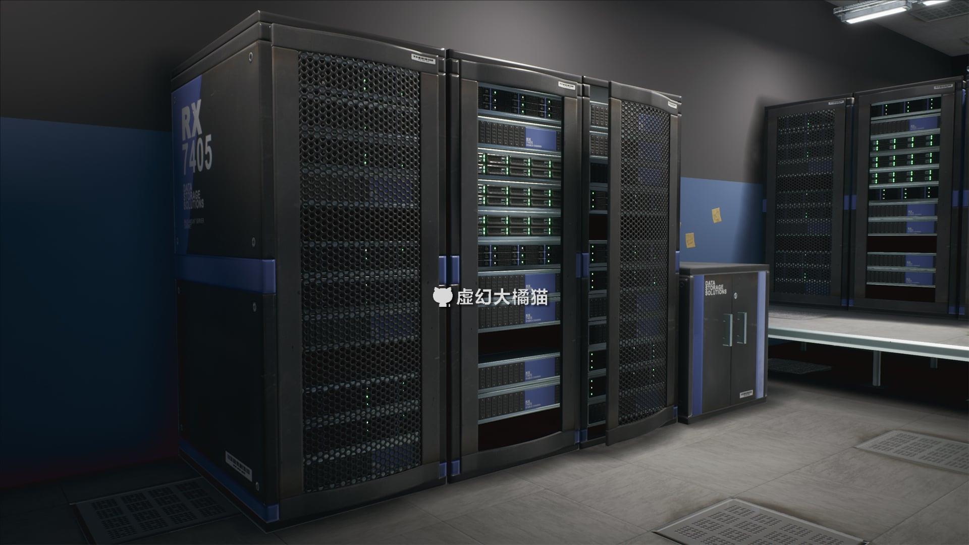 UE4虚幻5 Server Room Kit 服务器机房模型 交换机柜数据中心 IDC - 图0