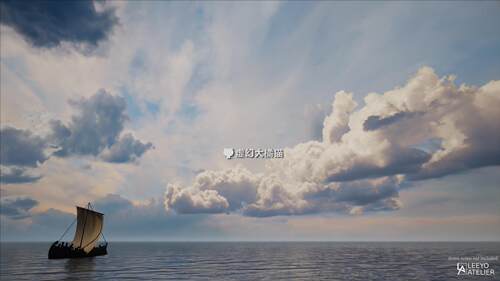 UE4虚幻5.3 Clouds & Skies 写实3D立体云真实天空球盒纹理全景图 - 图1