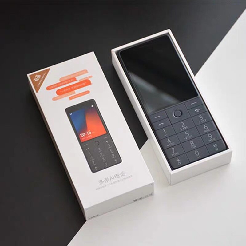小米多亲ai4g老年按键老人机机 启优数码手机