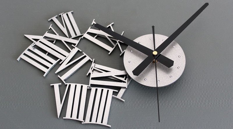 Diy Luxury 3D WALL CLoCk LArge Size Home DeCorAtion Art CLoC - 图2