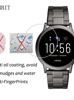 3PACK For Fossil Men's Gen 5 Carlyle Smartwatch Anti-Scr