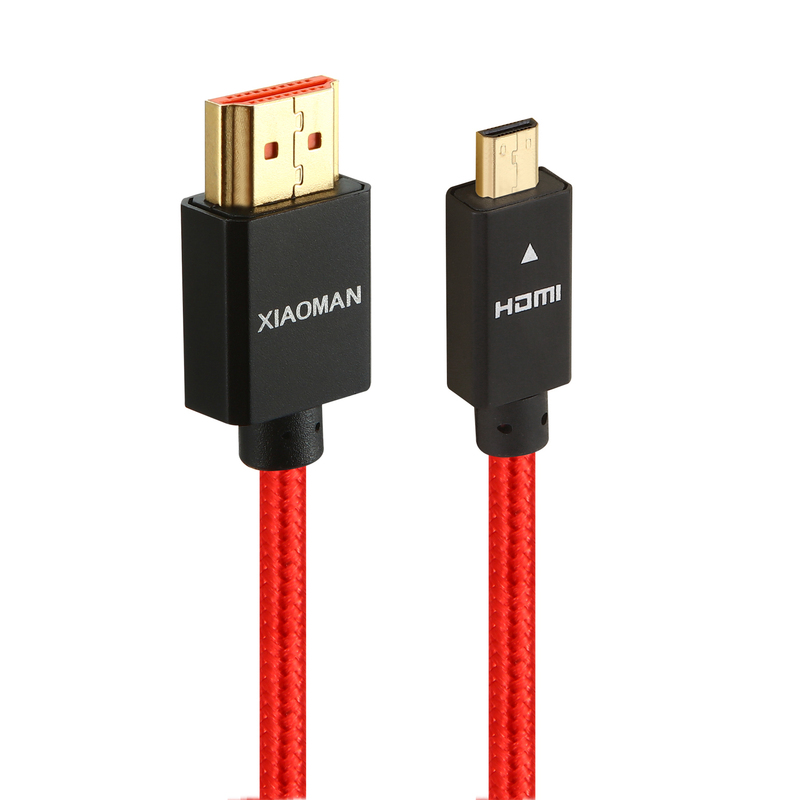 Micro HDMI to HDMI Cable High Speed Gold Plated Male to Mal - 图2