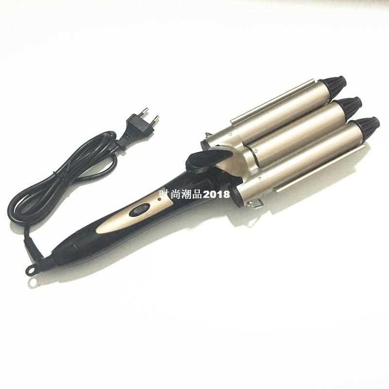 oltage 110-240- v The first three tube cone curling iron W-图2