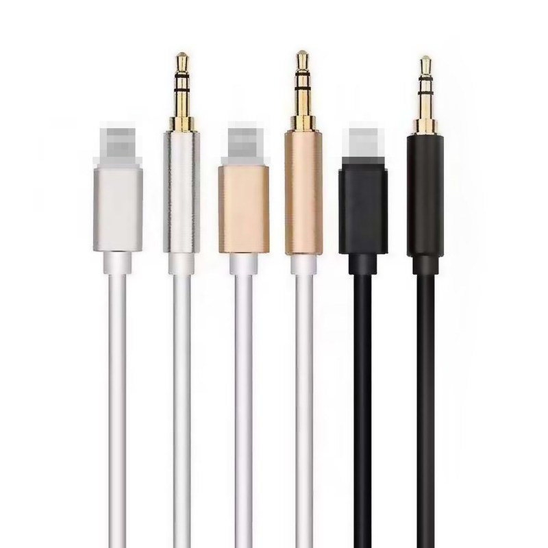 1M For all Ios Syetem Lightning to 3.5mm Audio Adapter Male - 图0