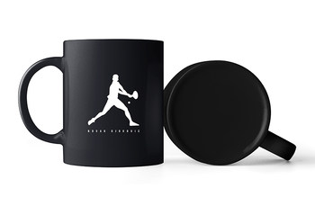 Federer Nadal Djokovic Wawrinka Tennis All Black Mug Ceramic Water Cup ຂອງຂວັນ