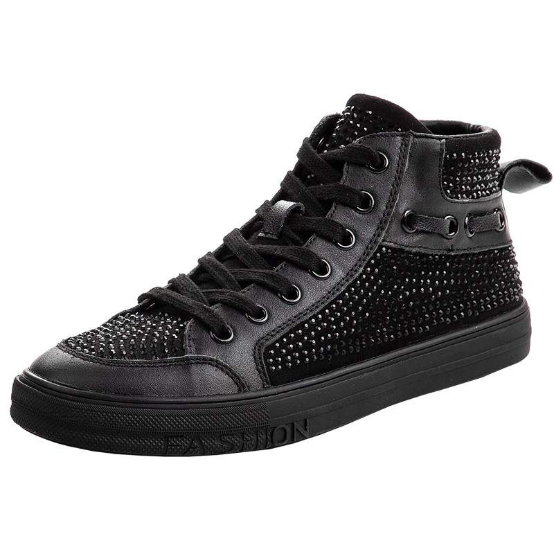 ccvv女鞋2025新款真皮平底学生韩版百搭休闲显脚小高帮运动鞋板鞋,淘宝优惠券,粉丝福利购,淘宝优惠卷