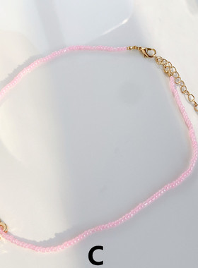 欧美外贸锁骨简约风金色项链