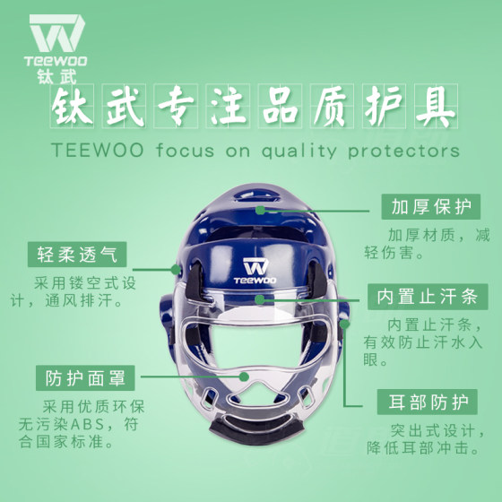 Dolang taekwondo karate fight helmet mask