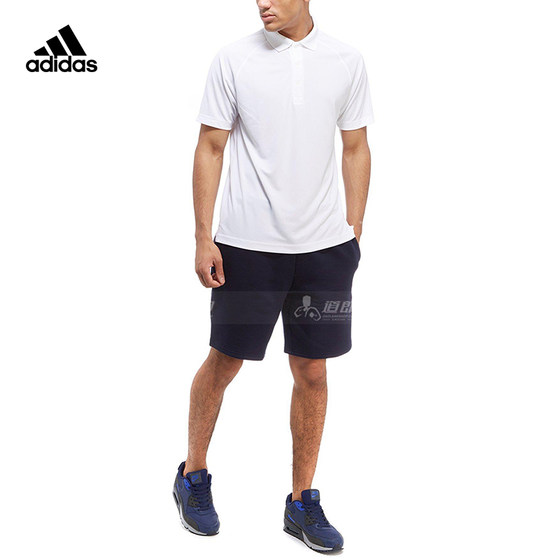 Daolang adidas Adidas lapel T-shirt short-sleeved sports POLO ClimaCool technology cool and breathable
