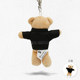 Titanium Taekwondo Bear Keychain Pendant Refrigerator Magnet