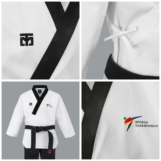 Daolang South Korea MOOTO dark pattern anti-counterfeiting Taekwondo uniform new REPUBLIC original authentic adult and children