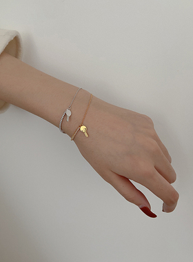 18k高级感钥匙镀金轻奢手环