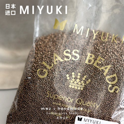 日本进口御幸米珠1.5mm#457镀金电镀金属色DIY串珠手链项链材料 - 图2