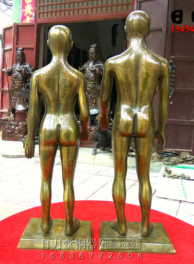 人体模型穴位图装饰摆件