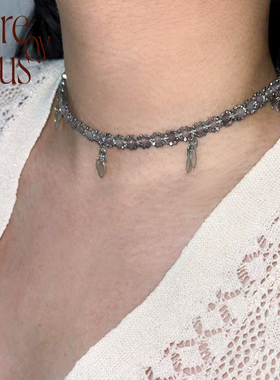 VITREQYOUS 波西米亚异域民族穗穗流苏重工小众手工编织饰品