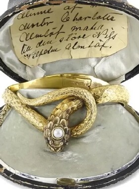 魔蛇！中世纪埃及艳后宠物灵蛇手镯复古高颜值气质镯子高级感手环