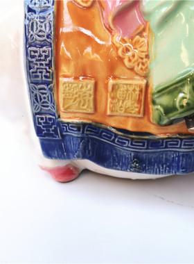 陶瓷公仔生肖猪摆件家居装饰