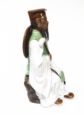 公仔美术家居客厅吕祖石湾陶瓷